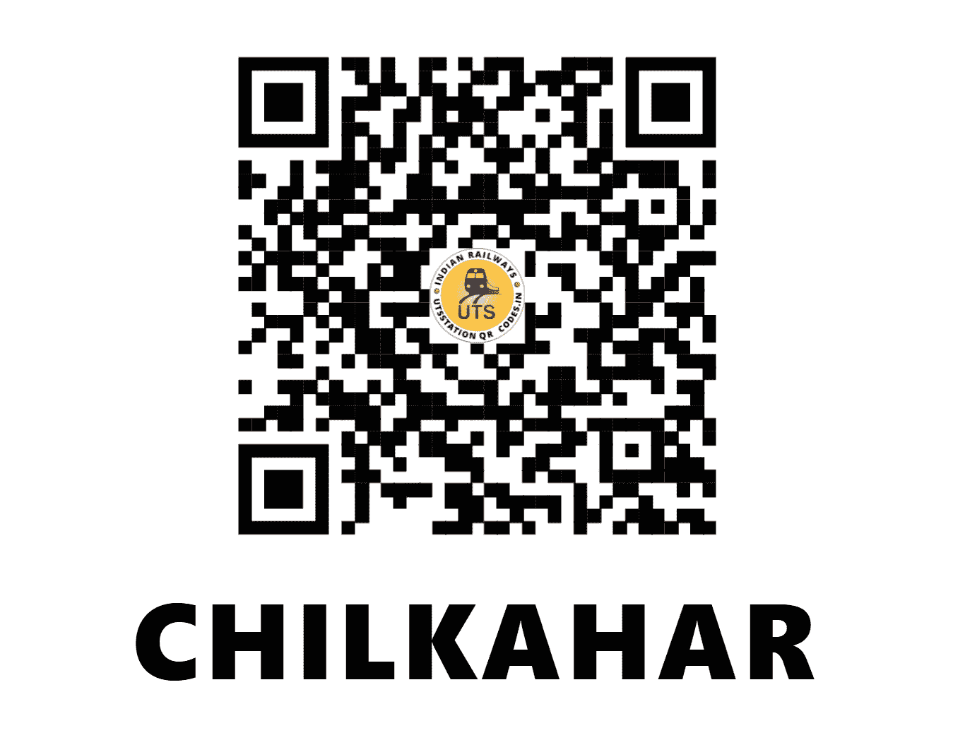 UTS QR Code for CHILKAHAR - CHR - NE (UTTAR PRADESH)